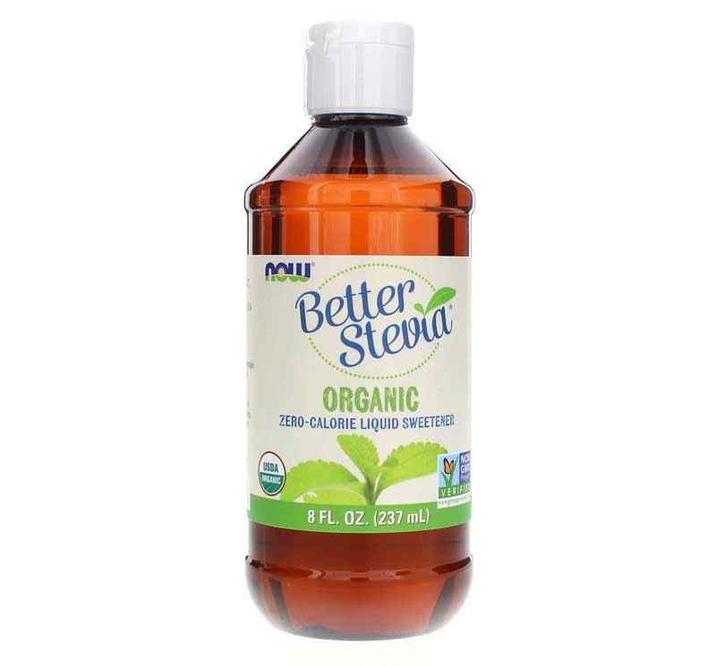 Better Stevia Organic Liquid Sweetener, NOW Foods